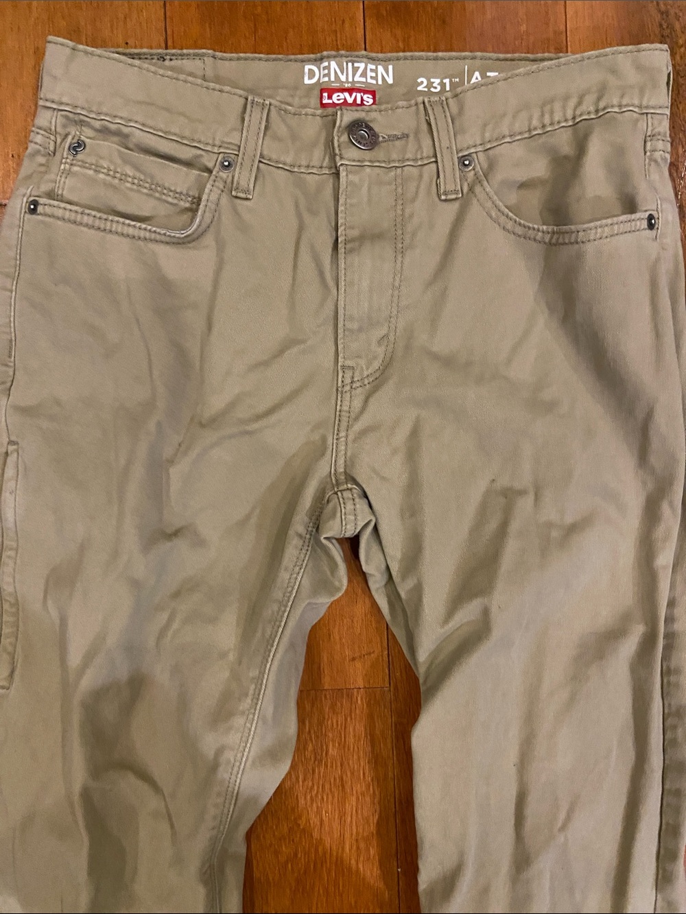 Denizen from Levi's Men's Straight Khaki Jeans